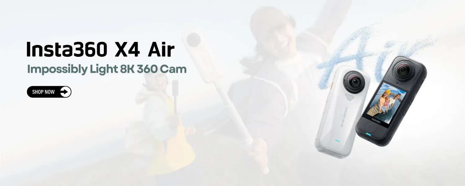 Insta360 X4 Air Starter Bundle (Black) – 8K 360° Action Camera Kit India Insta360 X4 Air Starter Bundle (Black) – 8K 360° Action Camera Kit India