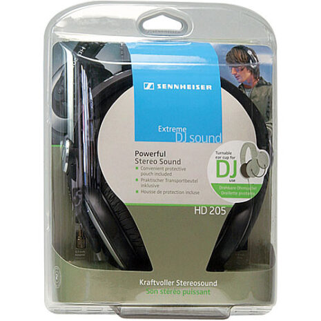 Sennheiser HD 205 II Over-Ear Stereo Headphone (Black) 3 Sennheiser HD 205 II Over-Ear Stereo Headphone (Black)