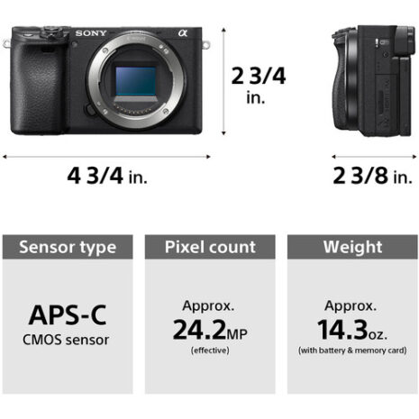 Sony Alpha a6400 Mirrorless Digital Camera with 16-50mm Lens 3 Sony Alpha a6400 Mirrorless Digital Camera with 16-50mm Lens