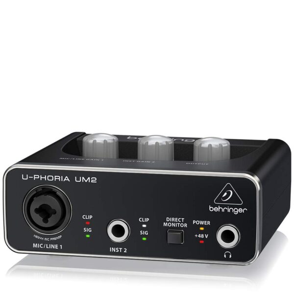 Behringer U-PHORIA UM2 2x2 USB Audio Interface 2 Behringer U-PHORIA UM2 2x2 USB Audio Interface