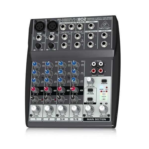 Behringer XENYX 802 Premium 8-Input 2-Bus Mixer