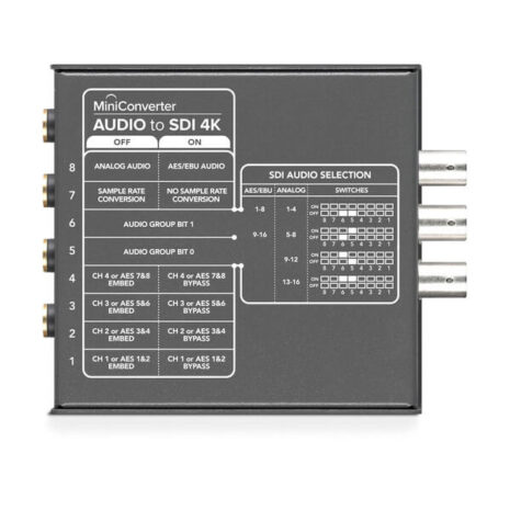 Blackmagic Design Mini Converter Audio to SDI 4K 2 Blackmagic Design Mini Converter Audio to SDI 4K