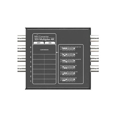 Blackmagic Design Mini Converter - SDI Multiplex 4K 3 Blackmagic Design Mini Converter - SDI Multiplex 4K