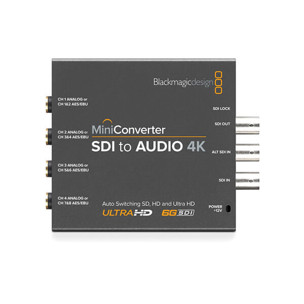 Blackmagic Design Mini Converter - SDI to Audio 4K 2 Blackmagic Design Mini Converter - SDI to Audio 4K