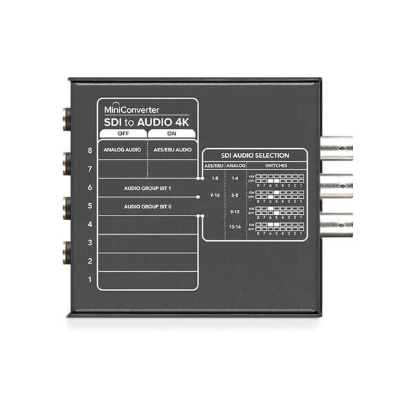 Blackmagic Design Mini Converter - SDI to Audio 4K 3 Blackmagic Design Mini Converter - SDI to Audio 4K