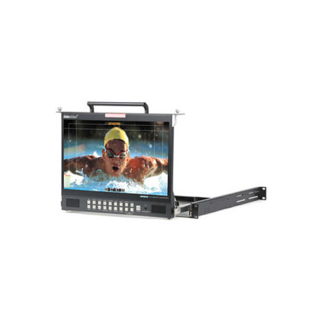 Datavideo TLM-170GM 17.3" 3G-SDI & HDMI TFT LCD Monitor - 1RU Foldable Rackmount Tray Unit