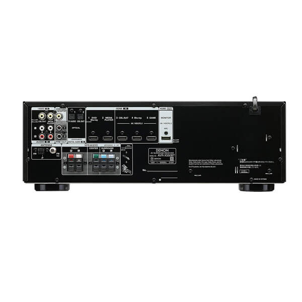 Denon AVR x550BT 5 Denon AVR x550BT 5.2 Channel 130W Dolby Ture HD and DTS HD, 4K Ultra HD Passthrough