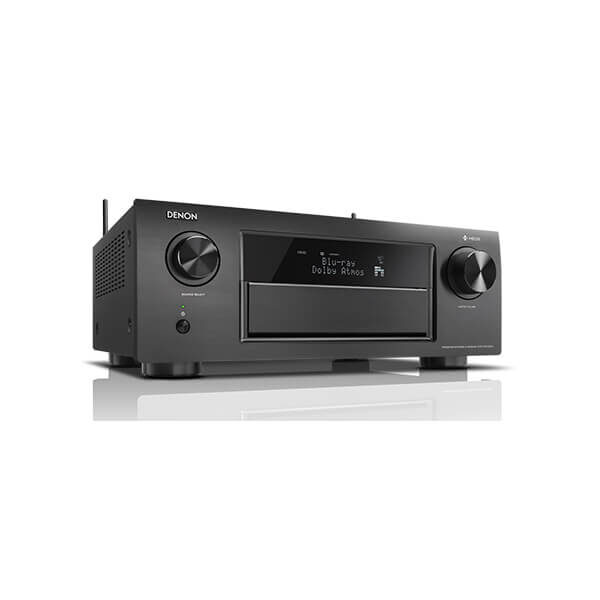 Denon AVRX6400H 11.2 Channel Full 4K Ultra HD Network AV Receiver HEOS Black, Works Alexa