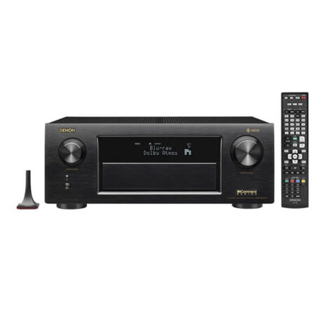 Denon AVRX6400H 11 Denon AVRX6400H 11.2 Channel Full 4K Ultra HD Network AV Receiver HEOS Black, Works Alexa