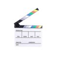 E-Image Professional White Big Clapper Board Slate for Film Video Movie Film Shooting (ECB-04)