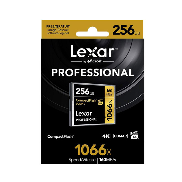 LEXAR CF 256GB CARD