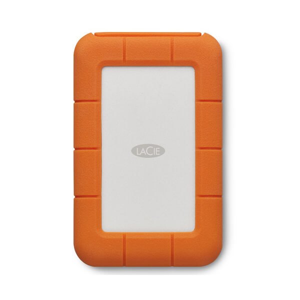 LaCie Rugged Thunderbolt USB-C 2TB External Hard Drive Portable HDD – USB 3.0 Compatible, Drop Shock Dust Water Resistant, Mac and PC Computer Desktop Workstation Laptop, 1 Mo Adobe CC (STFS2000800)