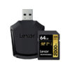 Lexar 2000X Pro SDXC 64GB SD Card with UHS-II Reader