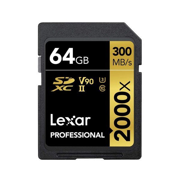 Lexar 2000X Pro SDXC 64GB SD Card with UHS-II Reader 3 Lexar 2000X Pro SDXC 64GB SD Card with UHS-II Reader