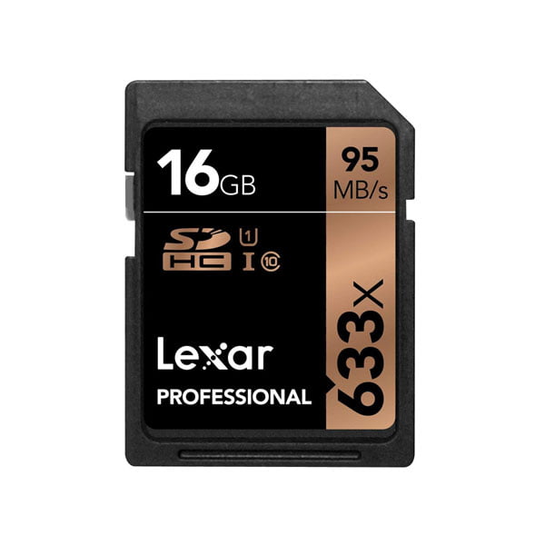Lexar Professional 633x 16GB SDHC UHS-I Card