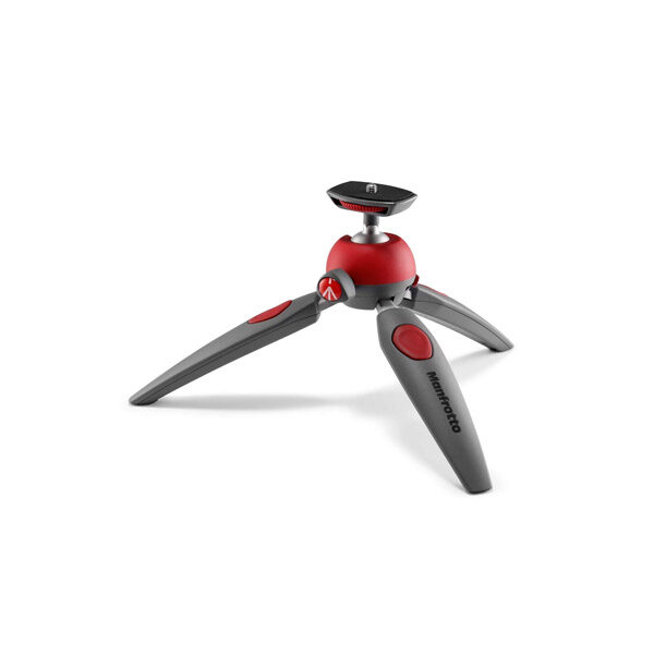 Manfrotto PIXI EVO 2-Section Mini Tripod (Red)