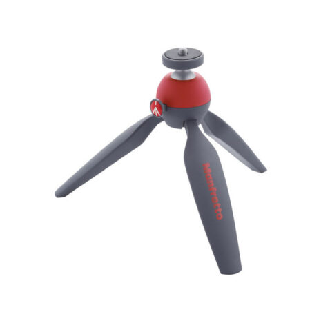 Manfrotto PIXI Mini Table Top Tripod ( Red ) 2 Manfrotto PIXI Mini Table Top Tripod ( Red )