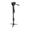 Manfrotto Xpro Aluminum Video Monopod With 500 Series Video Head, Black