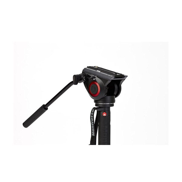 Manfrotto Xpro Aluminum Video Monopod With 500 Series Video Head, Black 5 Manfrotto Xpro Aluminum Video Monopod With 500 Series Video Head, Black