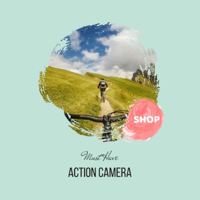 Pooja Electronics Instagram Action Camera Banner