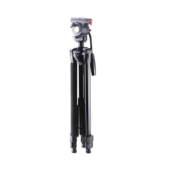 PowerPak Video-X7 5 PowerPak Video-X7 5.6 ft Lightweight Portable Aluminium Tripod Stand With Fluid Head For Video