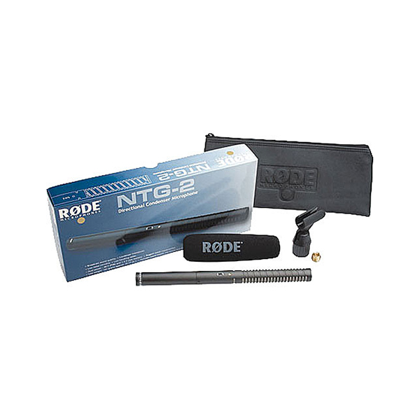 Rode NTG2 Battery or Phantom Powered Condenser Shotgun Microphone