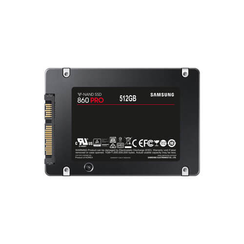 Samsung 860 PRO 512GB 2.5 Inch SATA III Internal SSD MZ-76P512BW (512GB)