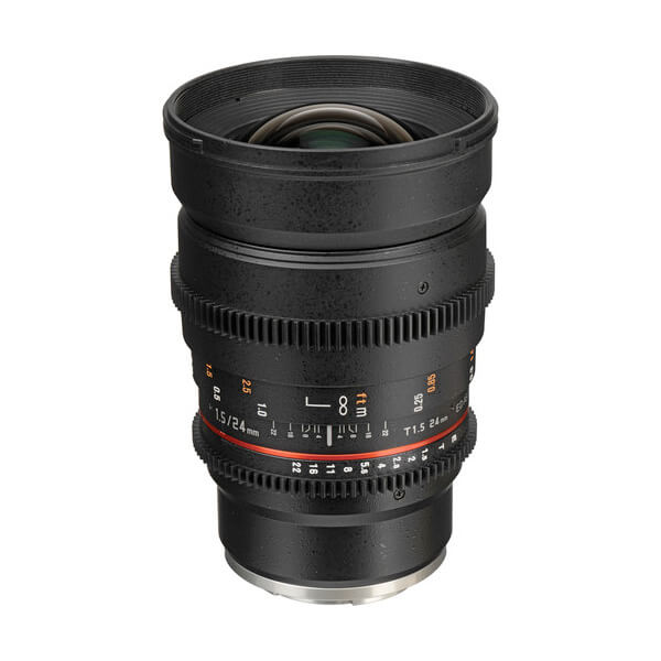 Samyang 24mm T1.5 VDSLRII Cine Lens for Sony E-Mount