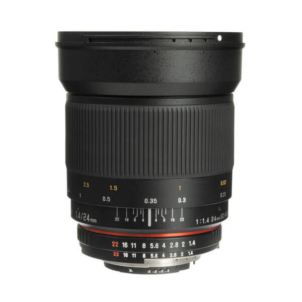 Samyang 24mm f/1 Samyang 24mm f/1.4 ED AS UMC Wide-Angle Lens for Nikon