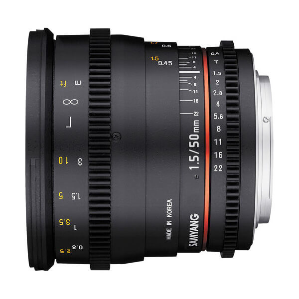 Samyang 50mm T1 Samyang 50mm T1.5 VDSLR AS UMC Lens for Sony E Mount