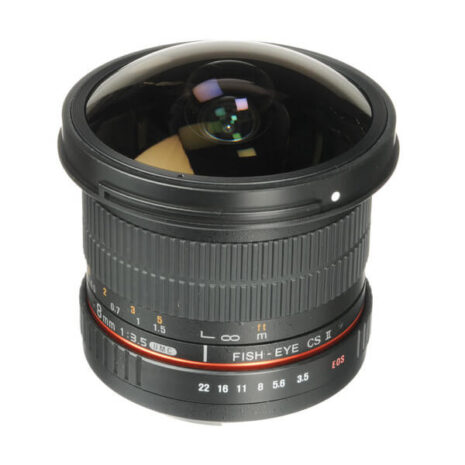 Samyang 8mm f/3 Samyang 8mm f/3.5 HD Fisheye Lens with Removable Hood for Canon