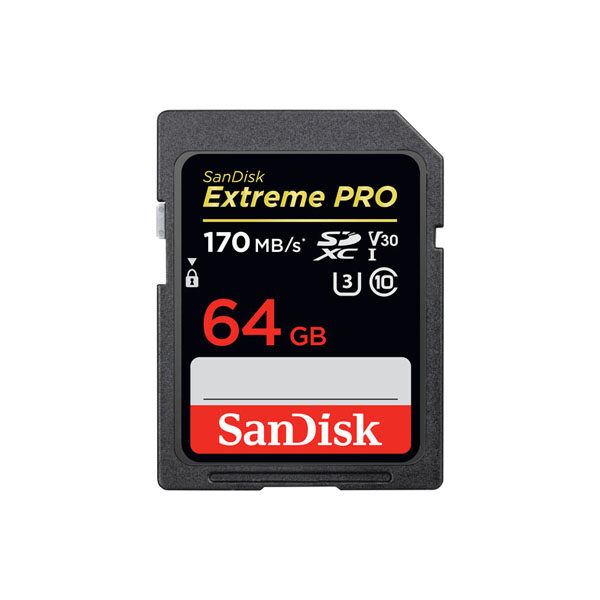 SanDisk 64GB Extreme PRO UHS-I SDXC Memory Card