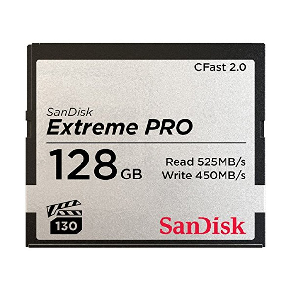 SanDisk Extreme Pro CFast 2.0 128GB Memory Card