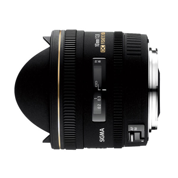 Sigma 10mm F2.8 EX DC Fisheye HSM lens