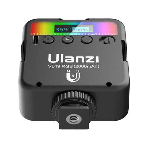Ulanzi VL 49 Rechargeable Mini RGB Light Online Buy Mumbai India 3