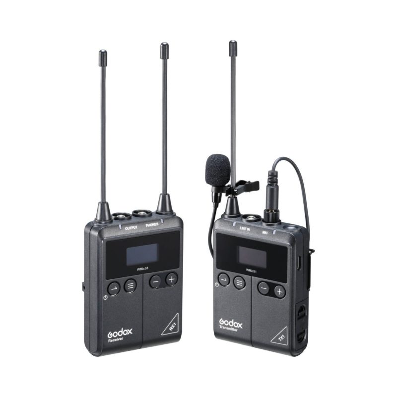 Godox WMicS1 Kit 1 Camera Mount Wireless Omni Lavalier Microphone System Online Buy Mumbai India 1