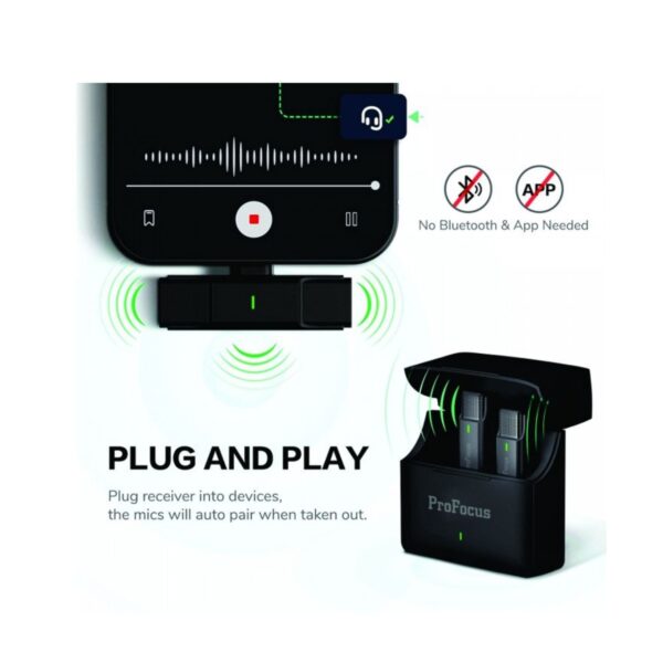ProFocus Smart Microphone For C Type with Charging Case Online Buy Mumbai India 2 ProFocus Smart Microphone For C Type with Charging Case Online Buy Mumbai India 2
