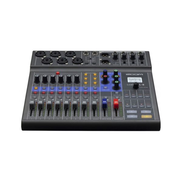 Zoom LiveTrak L 8 Portable 8 Channel Digital Mixer and Multitrack Recorder Online Buy Mumbai India 1