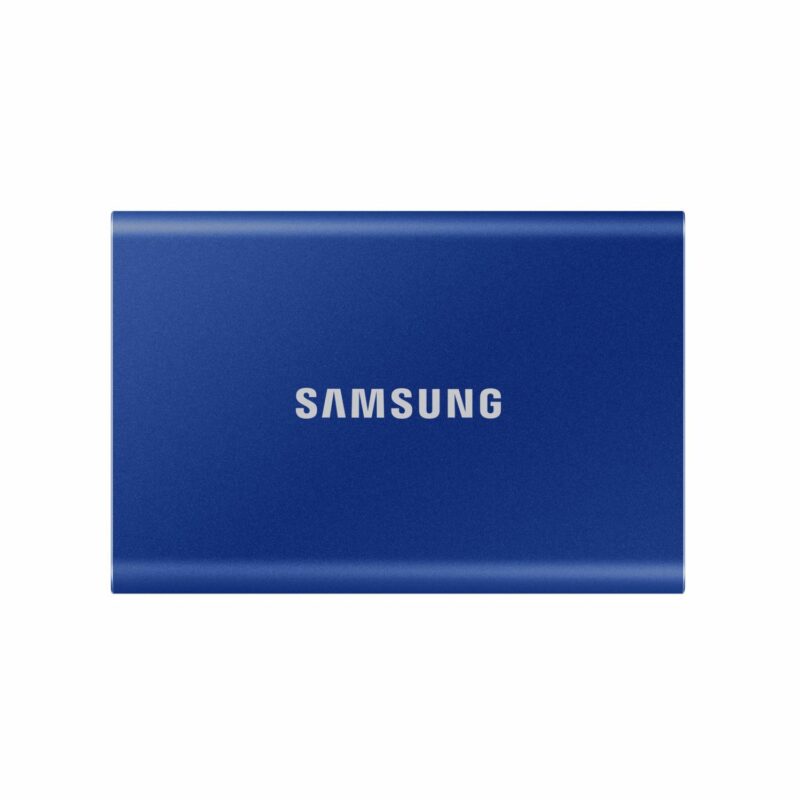 Samsung 1TB T7 Portable SSD 1050 MBs (Blue) Online Buy India 01