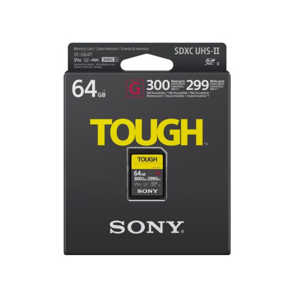 Sony 64GB SF G TOUGH Series UHS II SDXC Memory Card Online Buy India 02 Sony 64GB SF G TOUGH Series UHS II SDXC Memory Card Online Buy India 02