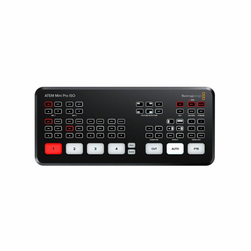 Blackmagic Design ATEM Mini Pro ISO HDMI Live Stream Switcher Online Buy India 01