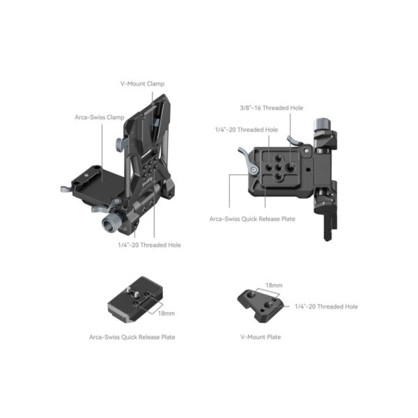 SmallRig Compact V Mount Battery Mounting System 4064 Online Buy India 04 SmallRig Compact V Mount Battery Mounting System 4064 Online Buy India 04