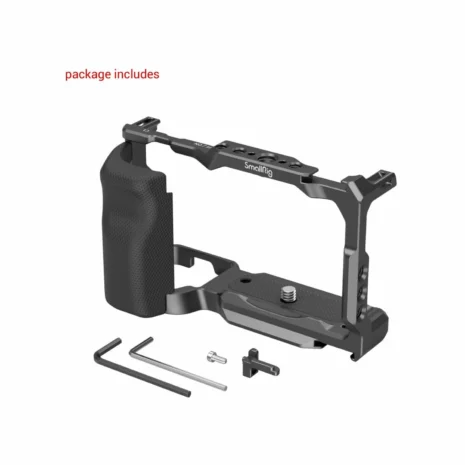 SmallRig Camera Cage with Grip for Sony ZV E10 Online Buy India 03 SmallRig Camera Cage with Grip for Sony ZV E10 Online Buy India 03