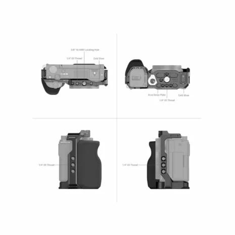 SmallRig Camera Cage with Grip for Sony ZV E10 Online Buy India 04 SmallRig Camera Cage with Grip for Sony ZV E10 Online Buy India 04