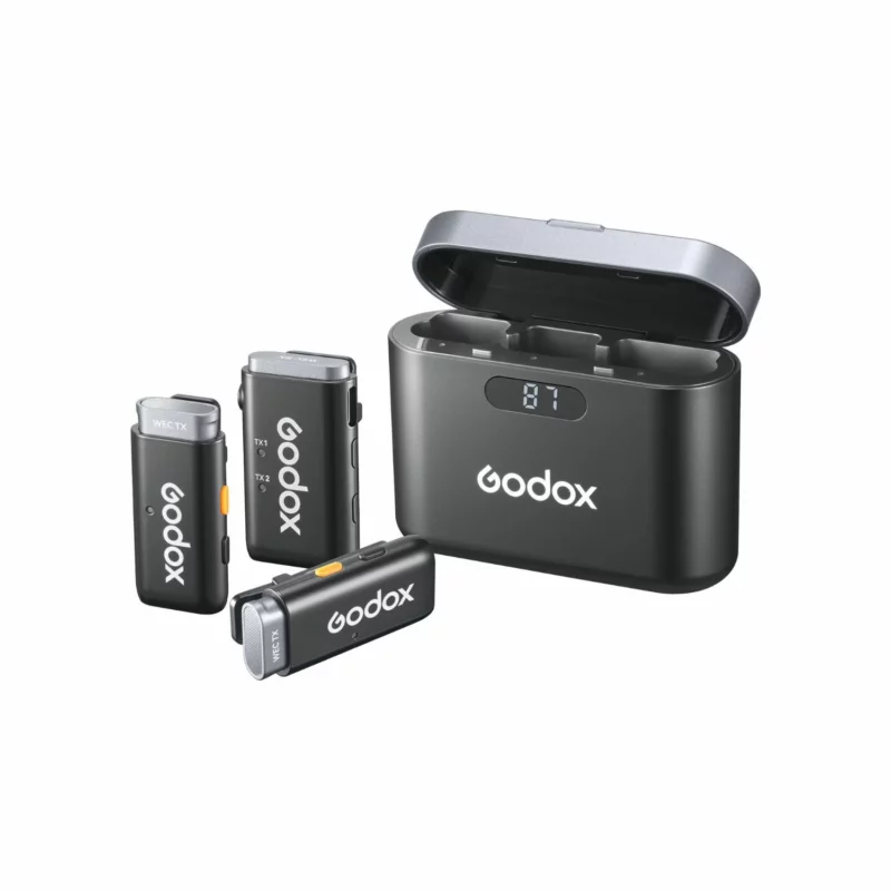 Godox WEC 2 Person Wireless Microphone System for Cameras and Mobile Online Buy India 01