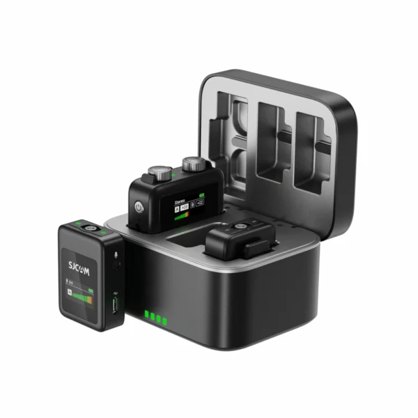 SJCam M1 2 Person Wireless Microphone System with Charging Case Online Buy India 02 SJCam M1 2 Person Wireless Microphone System with Charging Case Online Buy India 02