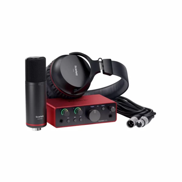 Focusrite Scarlett Solo Studio USB C Audio Interface with Microphone and Headphones Online Buy India 01