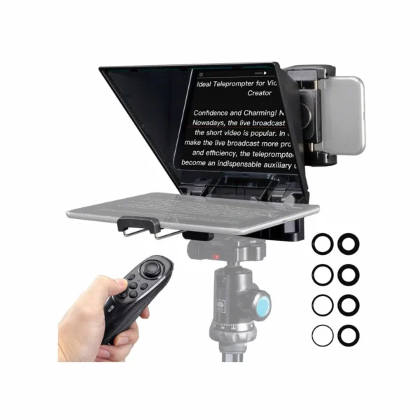 FeelWorld TP2A Portable Teleprompter for Smartphone DSLR Online Buy India 01