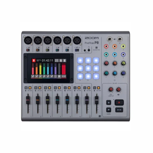Zoom PodTrak P8 Portable Multitrack Podcast Recorder Online Buy India 01
