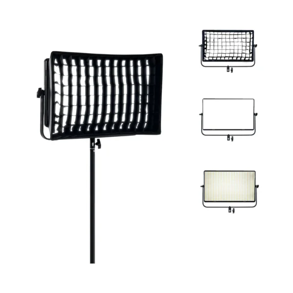 Digitek LED D1500 Professional Flat Panel LED Video Light with Sotbox & Grid Onlinr Buy India 01